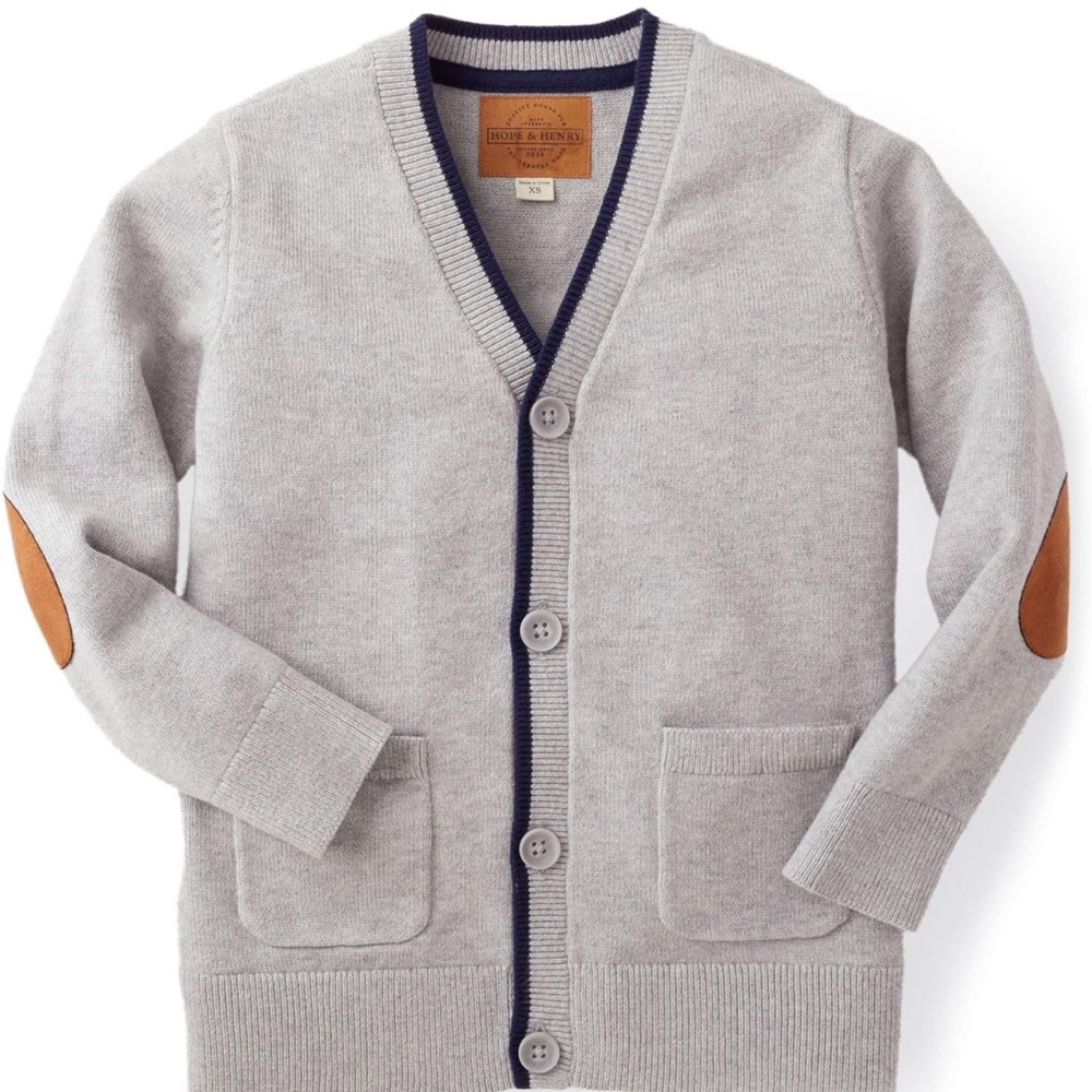 Hope & Henry Boys Button Down Sweater Size XXS